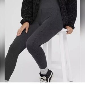 Aerie Offline Seamless Ribbed Leggings, Size Small